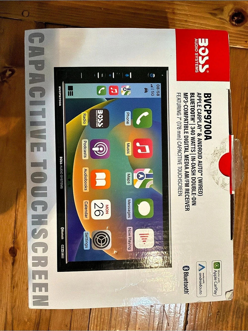 BOSS BVCP9700A Apple CarPlay and Android Head unit